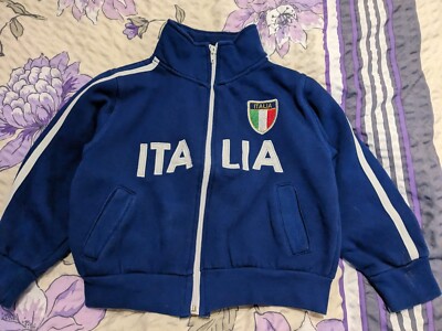 Trainings Jacke. Italia. Kinder. Gr 116. Fussball. EM.Fanartikel.