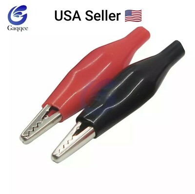 2 pcs 28MM Metal Alligator Clip G98 Crocodile Electrical Clamp for Testing Probe