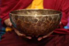 Blessed 11 inches Full Moon Singing Bowl From Nepal-Spiritual Tibetan Bowls