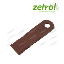 STROHHÄCKSLERMESSER (GEZAHNT) 173 X 50 X 5 MM - Ø 20.1 MM-1 ST. FUR NEW HOLLAND