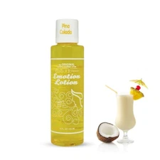 Emotion Lotion PinaColada Flavored Warming Massage Lotion Oil Lube Lubricant 4oz
