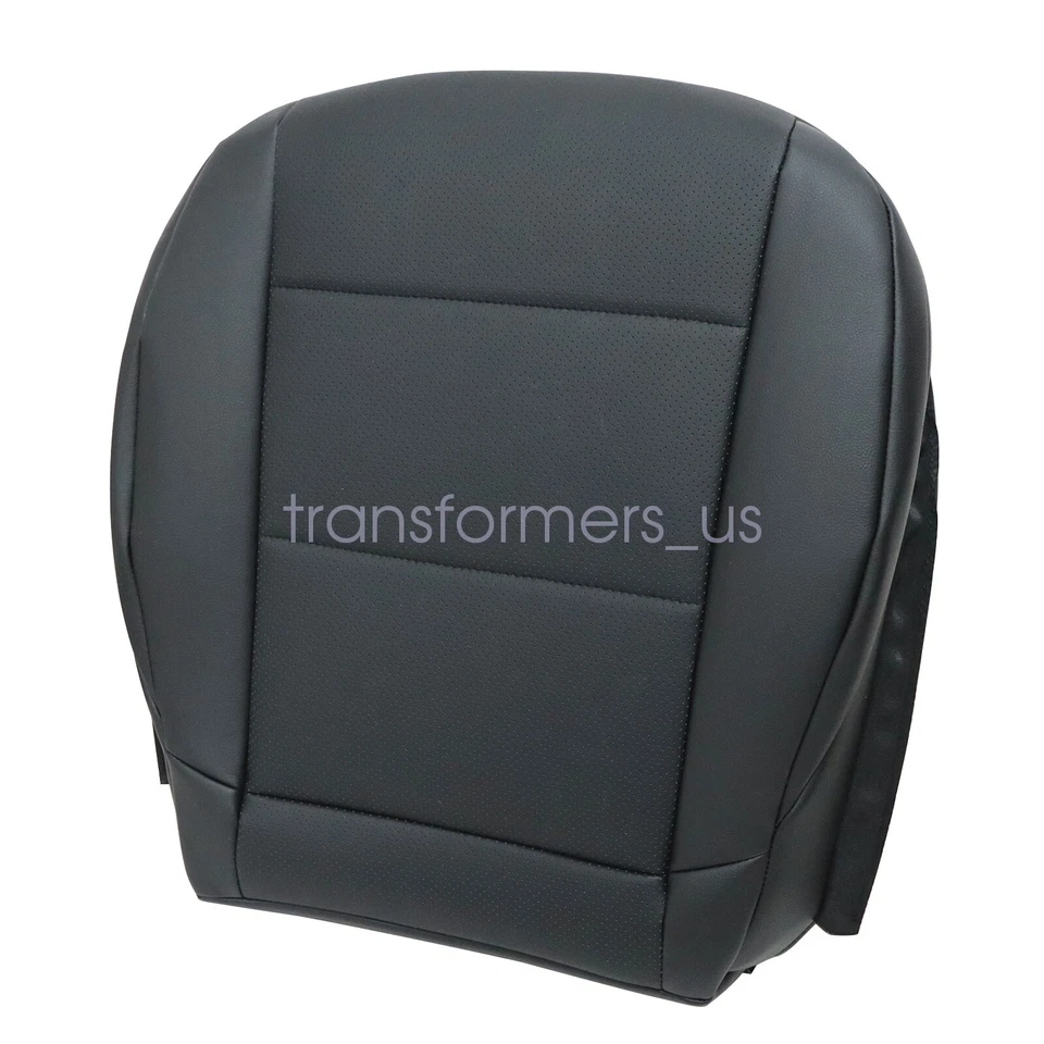 Cubierta de asiento de cuero inferior del lado del conductor negra para Mercedes Benz C230 2005 a 2007 Foto 3 de 4