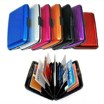 Hot Porta Tessere Rigido Deals PORTA CARTE DI CREDITO PER TESSERE BANCOMAT SOLDI RIGIDO IN ALLUMINIO SCUDO RFID - Foto 9