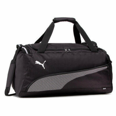 PUMA Unisex Sporttasche - Fundamentals Sports Bag M, Puma Cat Logo,  62 x 28 ...