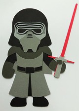 Star Wars Kylo Ren Paper Die Cut Scrapbook Embellishment