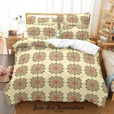 3D Decorative Art Pattern Quilt Cover Set Bedding Sets Pillowcases Queen 18