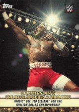 2019 Topps Wwe SummerSlam Greatest Matches And Moments Virgil Def. Ted DiBiase