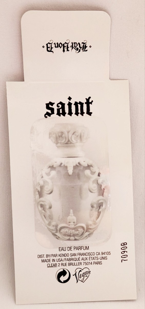 Kat Von D SAINT & SINNER Eau De Parfum EDP Fragrance Sample Card