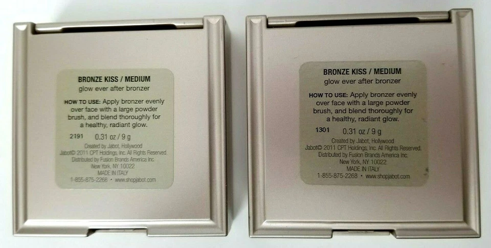 2 pk Jabot Camera Ready Color Glow Ever After Bronzer 0.31oz BRONZE KISS MEDIUM - Image 4 of 4