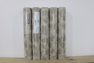 5 Rollen Vliestapete AS Creation Profitex 35857-3 Beige/ Grau Gemustert