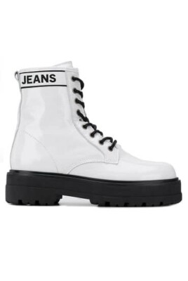 Tommy Jeans Trappers Patent Leather Flatform Boot EU 37