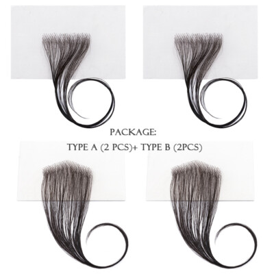 Seamless Lace Baby Hair Edge Stripes Human Hair Piece For Black Women Reusable