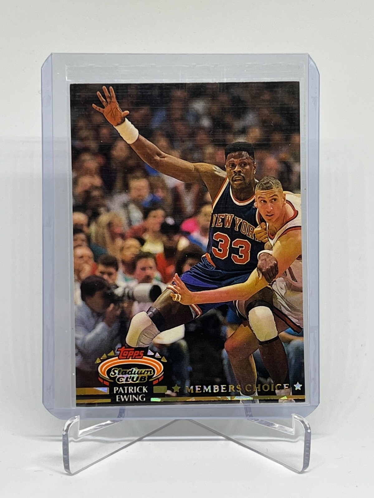 1992-93 Topps Stadium Club Patrick Ewing #207 Members Choice New York Knicks