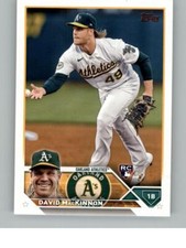 2023 Topps David MacKinnon 276 RC Oakland Athletics