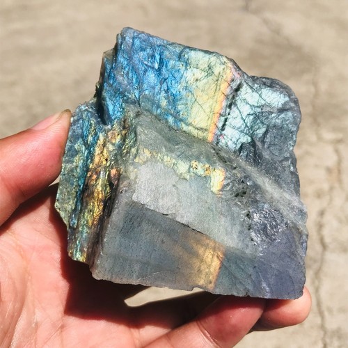 270 g Hermoso Cristal Natural Labradorita Espécimen Mineral Áspero Curación - Imagen 4 de 11
