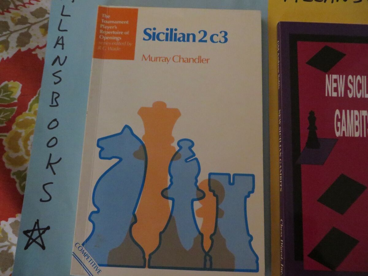 Vintage Allan Troy Chess Book-Ed #9 Sicilian Defense with 2.c3 Chess Player 2/3