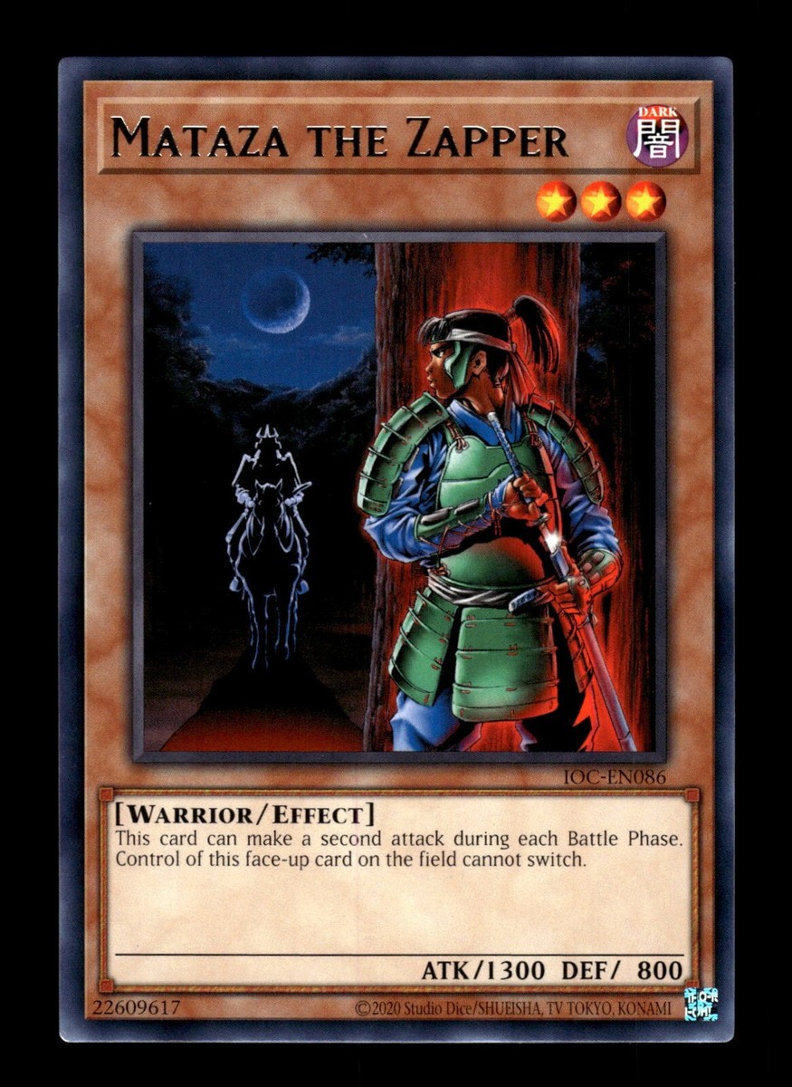 YuGiOh IOC-EN086 R Mataza the Zapper Invasion of Chaos | eBay