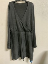 ⚡️Cupshe One More Drawstring Sweater Dress Dark Gray - Size Large