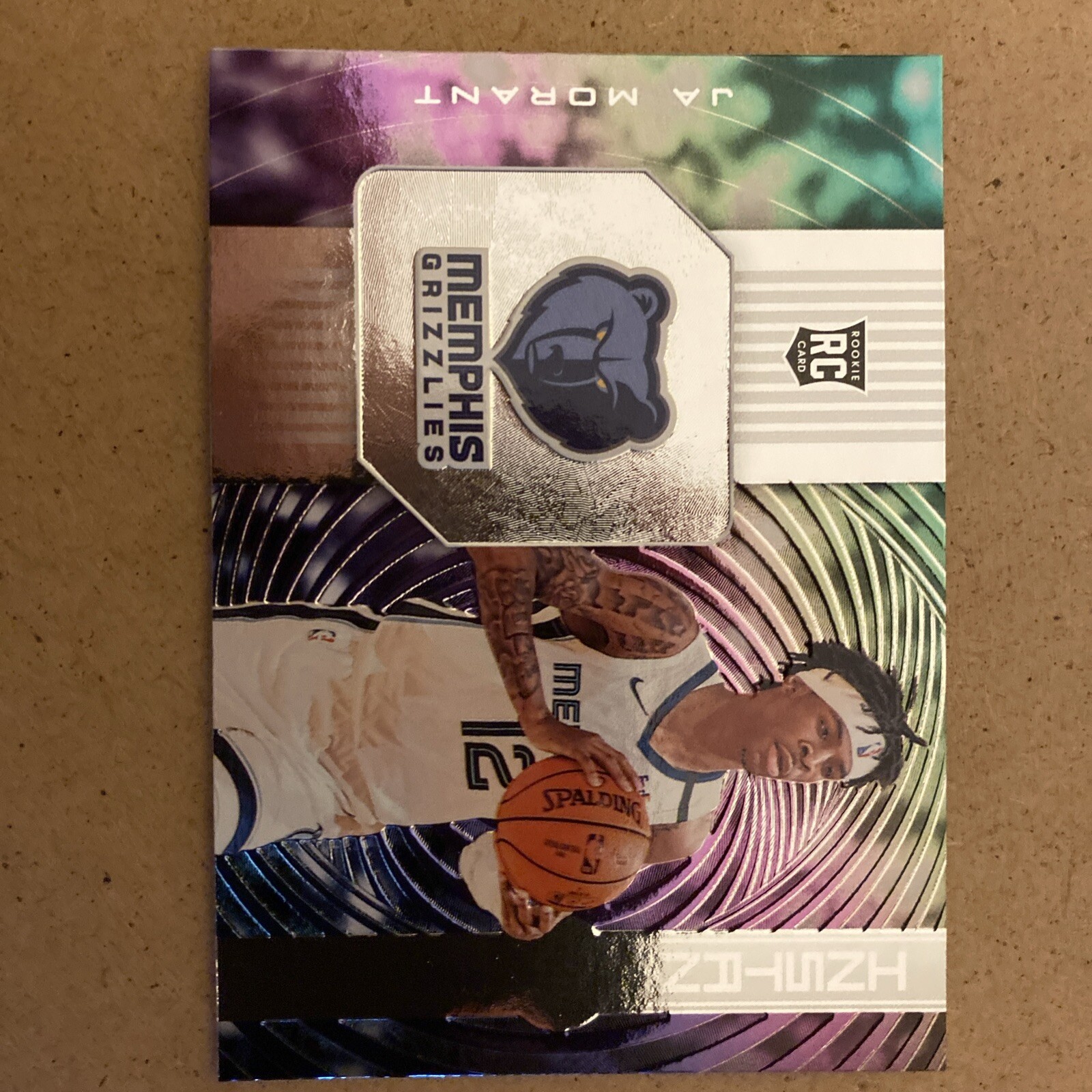 2019-20 Panini Illusions - Instant Impact Emerald #7 Ja Morant, Ja Morant (RC)