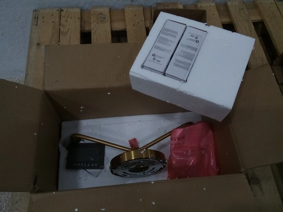 Safavieh EZRA TWO LIGHT WALL SCONCE, Reduced Price 2172721746 SCN4015A - Image 3 of 4