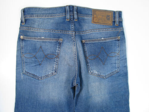 BOSS Herren Tatum BC-C Jeans – Straight-Fit, Stretch-Denim, Used-Look, Mit Gürtelschlaufen & Praktischen Taschen