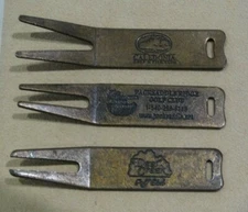 3 VINTAGE GOLF DIVETS - CALEDONIA, PACKSADDLE RIDGE, DEER CREEK GOLF CLUBS