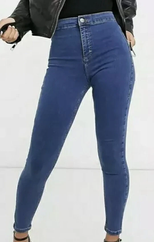 Super high deals waisted jeans topshop