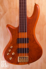 Schecter Studio 4 Fl Left-handed Bass Guitar In Natural, Used