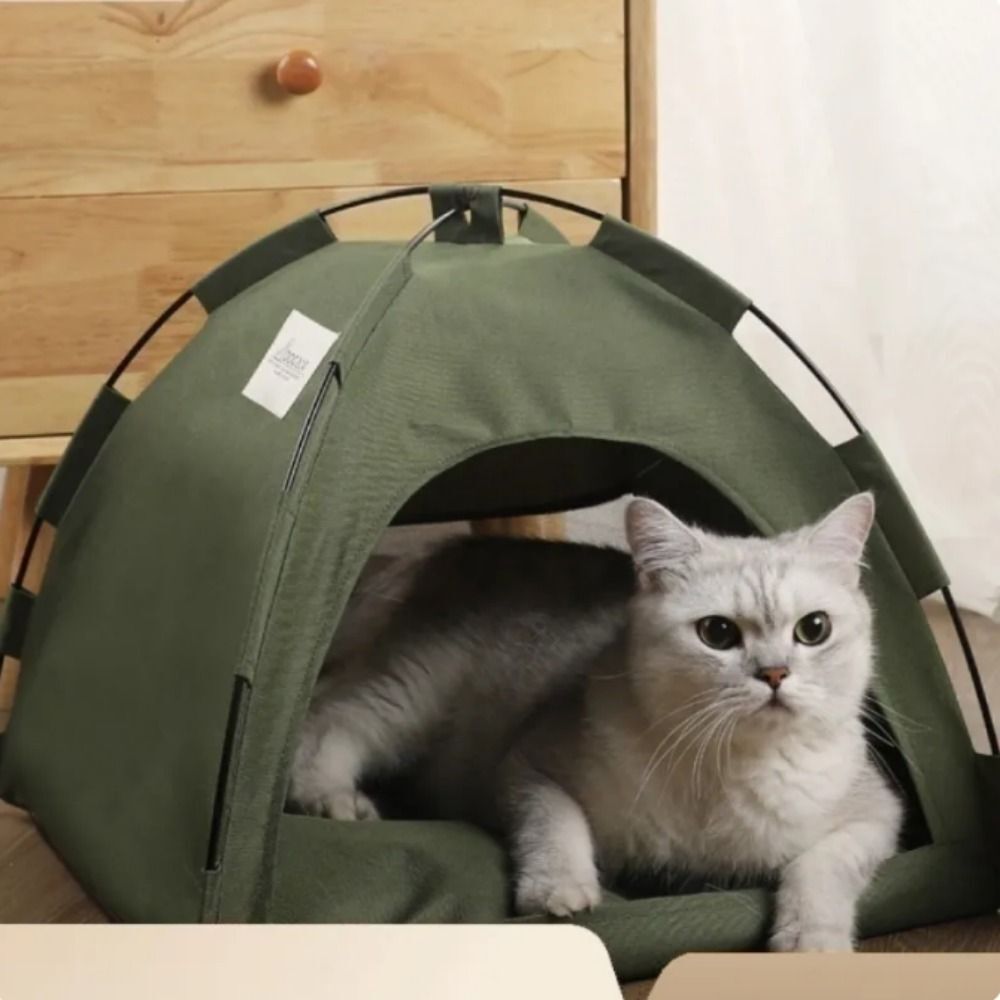 Breathable Pet Tent Bed Removable Cat Teepee Bed Kitten Tents Cats