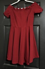 Red Dress Off The Shoulder