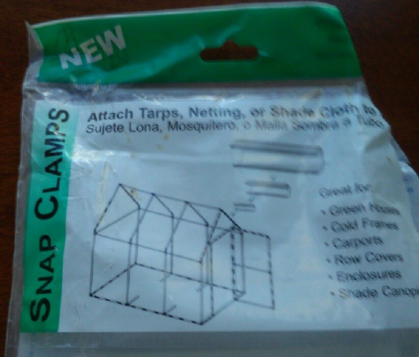 4 Snap Clamps 1 1/2" PVC Pipe Greenhouse Shade Plastic Tarps To PVC eBay