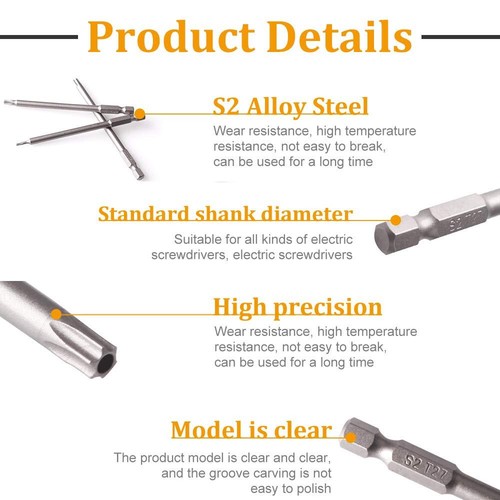 Hex Key Allen Bit Set Quick Change Connect Metric Long Impact Driver Power Drill - Picture 4 of 33