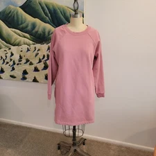 PACT Courtside Dress Sweatshirt Organic Cotton Fleece Lined Medium Pockets 