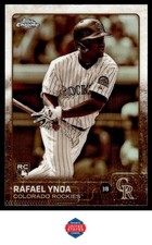 2015 Topps Chrome #108 Rafael Ynoa Sepia Refractor
