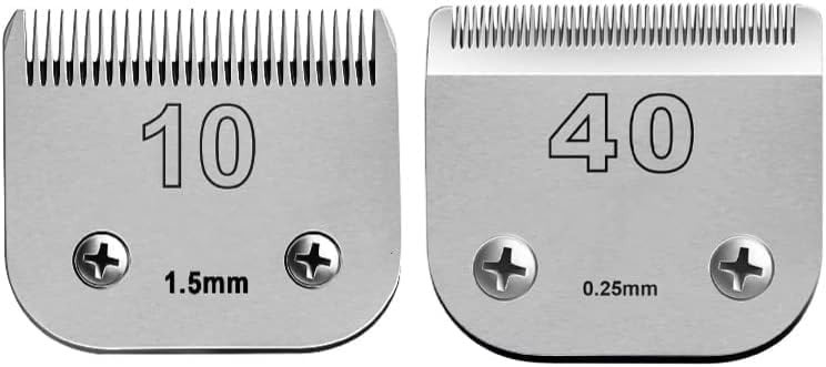 Dog Grooming Ceramic Blades Compatible with Oster A5, Wahl KM10 Series Clipper