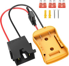 For Power Wheel Adapter Compatible with Dewalt 20V Battery with Wire Harness Con