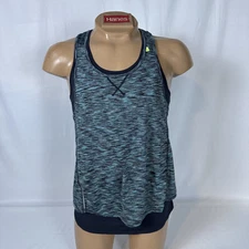 Women’s Tangerine Layered Active Tank Top Size S