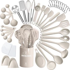 43 Pcs Kitchen Utensils Set (KHAKI)