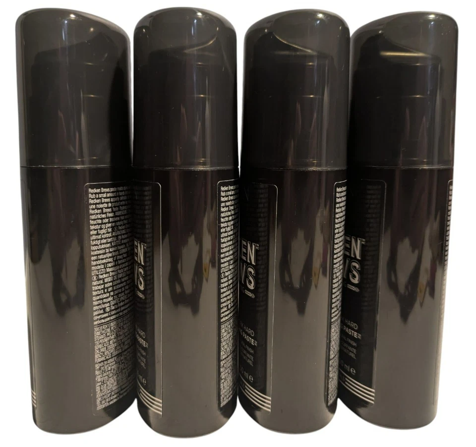 4 Pasta moldeadora Redken Brews Work Hard 3,4 oz/100 ml nueva pasta para el cuidado del cabello Foto 3 de 4
