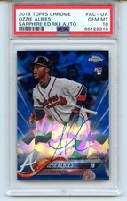 2018 Topps Chrome Sapphire Edition Baseball Cards 7