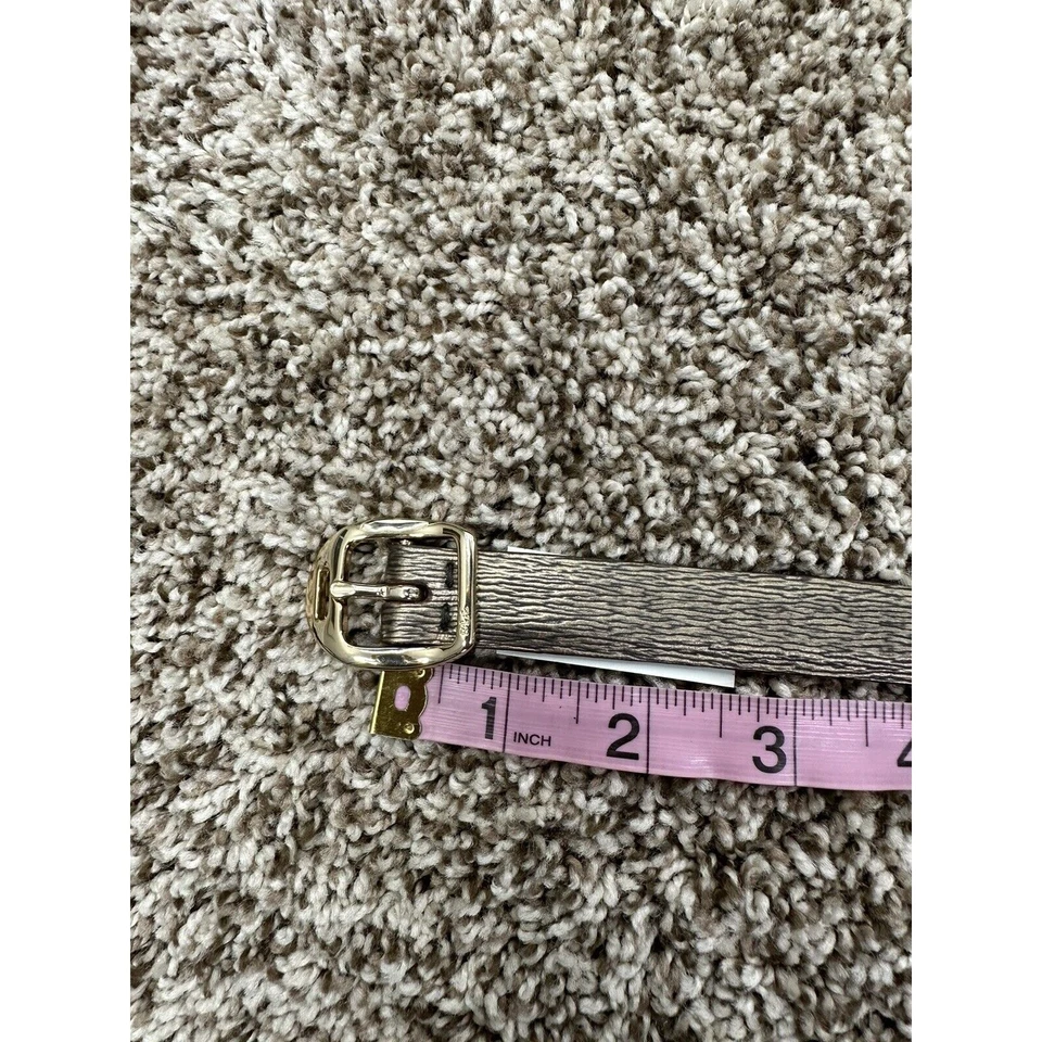 Cinturón LRL Ralph Lauren Cuero Genuino Ajustado Saffi Tanzanita Mujer Grande Foto 3 de 4