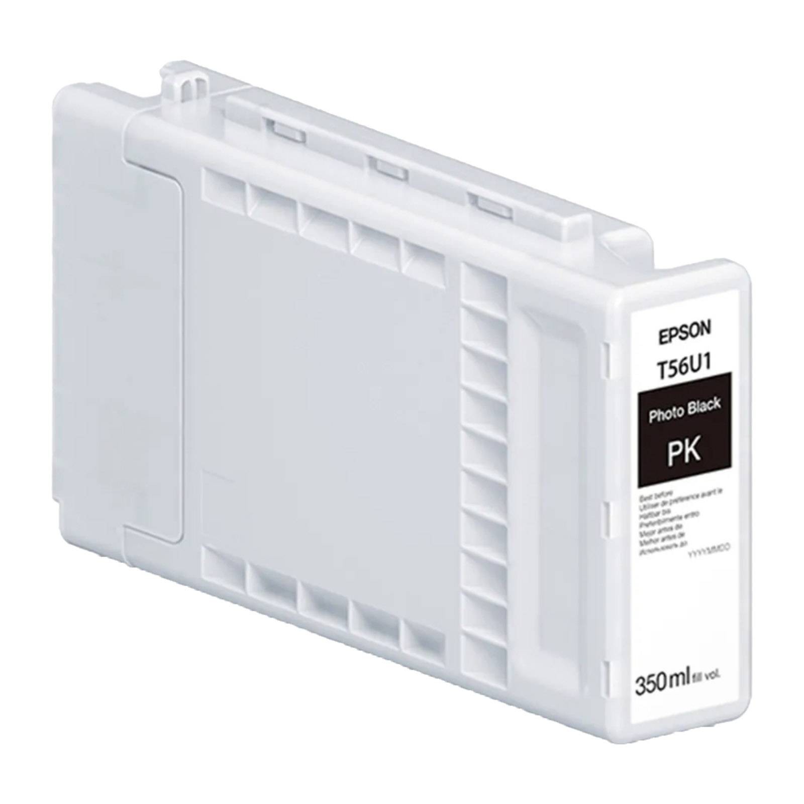 Epson Black C13t56u100/T56u1 Ink Cartridge Foto 350Ml For Sureco - Image 2
