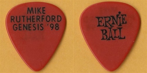 Genesis 1998 Calling All Stations concert tour Mike Rutherford Guitar Pick