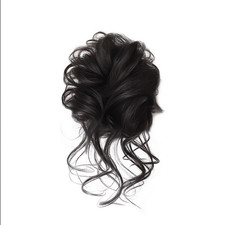 Curly Messy Bun Hair Piece Updo Scrunchie Fake Natural Bobble Hair Extensions