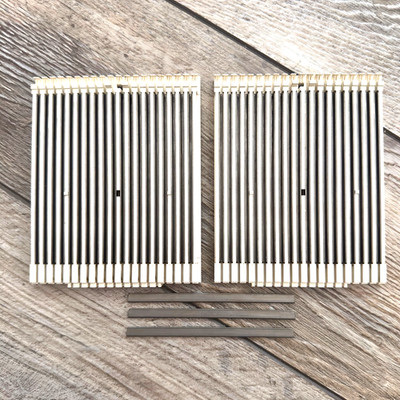 Passap Knitting Machine Duomatic 80 DM80 Needle Bed Plates Set of 2