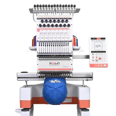 PooLin EOM Computerized Embroidery Machine Commercial 15 needles