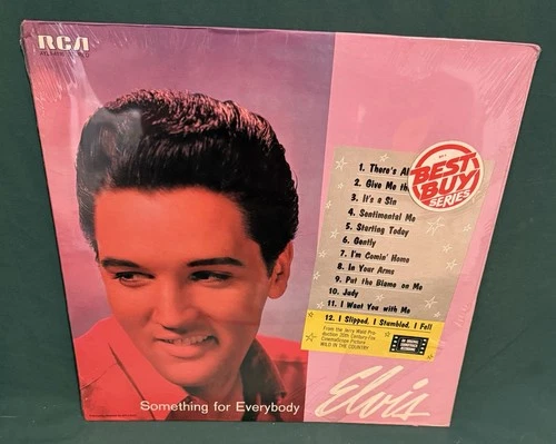 Elvis Presley RCA AYL1-4116 Something For Everybody PROMO LP SEALED 1981