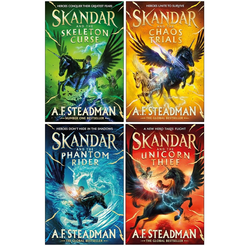 Skandar Series 4 Books Collection Set By A.F. Steadman (Skandar  | A.F. Steadman