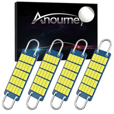 561 Led Bulbsuper Bright White 4014 Chips Latest 44mm Rigid Loop 1.73in Festoon