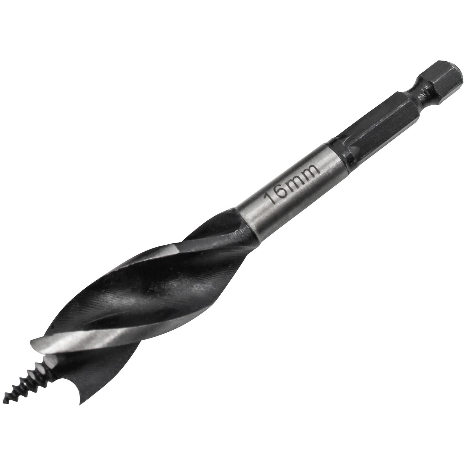 Faithfull Tri-Point Speed Auger Bit 16mm Stubby